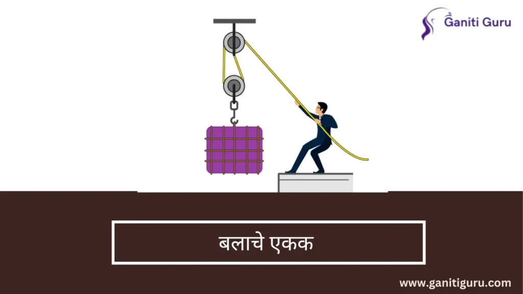 बलाचे एकक | Unit of Force in Marathi